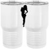20 oz. Tall Stainless Steel Vacuum Insulated Tumbler White Thumbnail