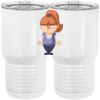 20 oz. Tall Stainless Steel Vacuum Insulated Tumbler White Thumbnail