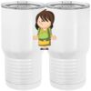20 oz. Tall Stainless Steel Vacuum Insulated Tumbler White Thumbnail