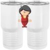 20 oz. Tall Stainless Steel Vacuum Insulated Tumbler White Thumbnail