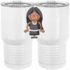 20 oz. Tall Stainless Steel Vacuum Insulated Tumbler White Thumbnail