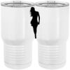 20 oz. Tall Stainless Steel Vacuum Insulated Tumbler White Thumbnail