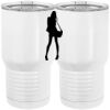 20 oz. Tall Stainless Steel Vacuum Insulated Tumbler White Thumbnail