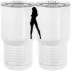 20 oz. Tall Stainless Steel Vacuum Insulated Tumbler White Thumbnail