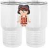 20 oz. Tall Stainless Steel Vacuum Insulated Tumbler White Thumbnail
