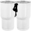 20 oz. Tall Stainless Steel Vacuum Insulated Tumbler White Thumbnail