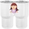 20 oz. Tall Stainless Steel Vacuum Insulated Tumbler White Thumbnail