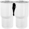 20 oz. Tall Stainless Steel Vacuum Insulated Tumbler White Thumbnail