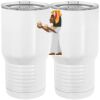 20 oz. Tall Stainless Steel Vacuum Insulated Tumbler White Thumbnail