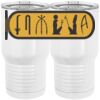 20 oz. Tall Stainless Steel Vacuum Insulated Tumbler White Thumbnail