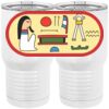 20 oz. Tall Stainless Steel Vacuum Insulated Tumbler White Thumbnail