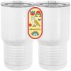 20 oz. Tall Stainless Steel Vacuum Insulated Tumbler White Thumbnail