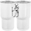 20 oz. Tall Stainless Steel Vacuum Insulated Tumbler White Thumbnail