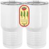 20 oz. Tall Stainless Steel Vacuum Insulated Tumbler White Thumbnail