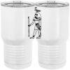 20 oz. Tall Stainless Steel Vacuum Insulated Tumbler White Thumbnail