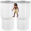 20 oz. Tall Stainless Steel Vacuum Insulated Tumbler White Thumbnail