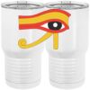 20 oz. Tall Stainless Steel Vacuum Insulated Tumbler White Thumbnail