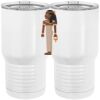 20 oz. Tall Stainless Steel Vacuum Insulated Tumbler White Thumbnail