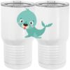20 oz. Tall Stainless Steel Vacuum Insulated Tumbler White Thumbnail