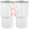 20 oz. Tall Stainless Steel Vacuum Insulated Tumbler White Thumbnail