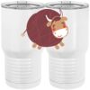 20 oz. Tall Stainless Steel Vacuum Insulated Tumbler White Thumbnail