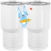 20 oz. Tall Stainless Steel Vacuum Insulated Tumbler White Thumbnail