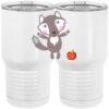 20 oz. Tall Stainless Steel Vacuum Insulated Tumbler White Thumbnail