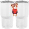 20 oz. Tall Stainless Steel Vacuum Insulated Tumbler White Thumbnail
