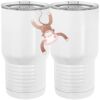 20 oz. Tall Stainless Steel Vacuum Insulated Tumbler White Thumbnail