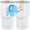 20 oz. Tall Stainless Steel Vacuum Insulated Tumbler White Thumbnail