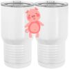 20 oz. Tall Stainless Steel Vacuum Insulated Tumbler White Thumbnail