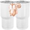 20 oz. Tall Stainless Steel Vacuum Insulated Tumbler White Thumbnail