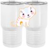 20 oz. Tall Stainless Steel Vacuum Insulated Tumbler White Thumbnail