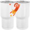 20 oz. Tall Stainless Steel Vacuum Insulated Tumbler White Thumbnail
