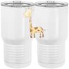 20 oz. Tall Stainless Steel Vacuum Insulated Tumbler White Thumbnail