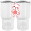 20 oz. Tall Stainless Steel Vacuum Insulated Tumbler White Thumbnail