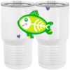 20 oz. Tall Stainless Steel Vacuum Insulated Tumbler White Thumbnail