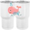 20 oz. Tall Stainless Steel Vacuum Insulated Tumbler White Thumbnail