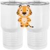 20 oz. Tall Stainless Steel Vacuum Insulated Tumbler White Thumbnail