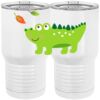 20 oz. Tall Stainless Steel Vacuum Insulated Tumbler White Thumbnail