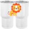 20 oz. Tall Stainless Steel Vacuum Insulated Tumbler White Thumbnail
