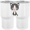 20 oz. Tall Stainless Steel Vacuum Insulated Tumbler White Thumbnail