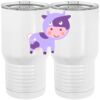 20 oz. Tall Stainless Steel Vacuum Insulated Tumbler White Thumbnail