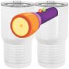 20 oz. Tall Stainless Steel Vacuum Insulated Tumbler White Thumbnail