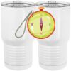 20 oz. Tall Stainless Steel Vacuum Insulated Tumbler White Thumbnail