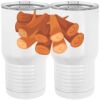 20 oz. Tall Stainless Steel Vacuum Insulated Tumbler White Thumbnail