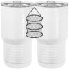 20 oz. Tall Stainless Steel Vacuum Insulated Tumbler White Thumbnail