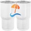 20 oz. Tall Stainless Steel Vacuum Insulated Tumbler White Thumbnail