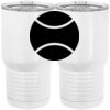 20 oz. Tall Stainless Steel Vacuum Insulated Tumbler White Thumbnail