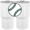 20 oz. Tall Stainless Steel Vacuum Insulated Tumbler White Thumbnail